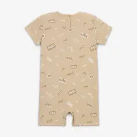 Nike E1D1 Baby Short Sleeve Short Coverall колір коричневий