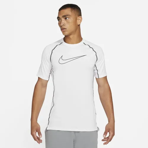 Nike Pro Dri-FIT чоловічі Slim Fit Short-Sleeve Top колір білий