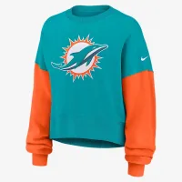 Miami Dolphins жіноча Nike NFL Pullover Crew колір зелений