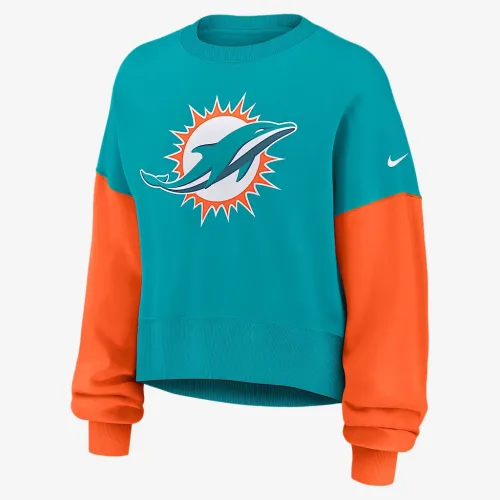 Miami Dolphins жіноча Nike NFL Pullover Crew колір зелений