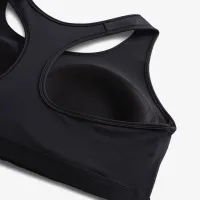 Nike Swoosh Medium Support женская Padded Sports Bra (большие размеры) цвет черный