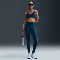 Nike Universa женская Medium-Support С высокой Талией Full-Length лосины с карманамисиний