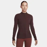 Nike Yoga Dri-FIT Luxe женская Fitted Куртка цвет коричневый