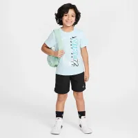 Nike Rhythm Little дитячі 2-Piece Dri-FIT Mesh шорти комплект колір чорний