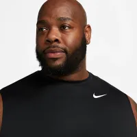 Nike Dri-FIT чоловічі Sleeveless Swim Hydroguard (Extended Size) колір чорний