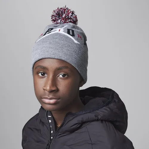 Nike Jordan Pom Beanie набор Big Kids 2-Piece набор цвет серый