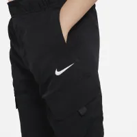 Nike Outdoor Play Big дитячі Woven Cargo Pants колір чорний