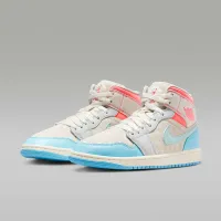 Nike Air Jordan 1 Mid женская Кроссовки цвет белый
