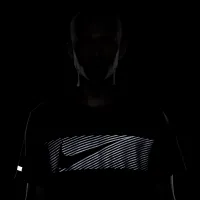 Nike Miler Flash чоловічі Dri-FIT UV Short-Sleeve Running Top блакитний