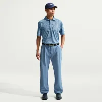 Nike Par мужские Dri-FIT для гольфа Polo синий