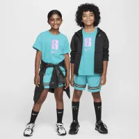 Nike Sabrina Big дитячі Dri-FIT футболка колір зелений