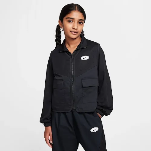 Nike Sportswear Big дитячі (Girls') Куртка колір чорний