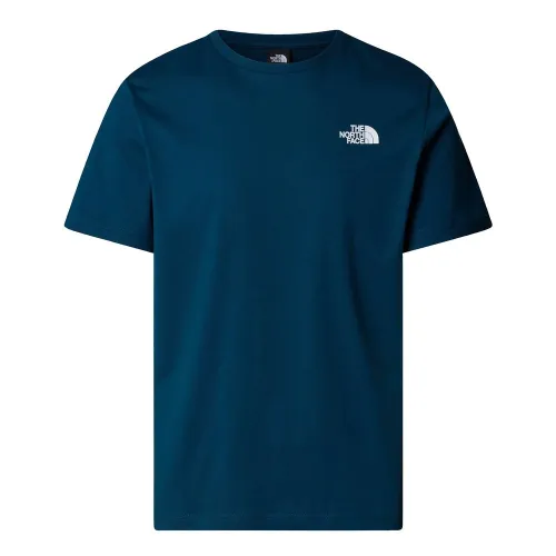 Футболка The North Face колір червонийbox 0A87NP9IW1 - Синя