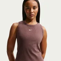 Nike Sportswear жіноча Tight Ribbed Tank Top колір фіолетовий