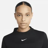 Nike Dri-FIT UV Advantage женская Mock-Neck для гольфа Top цвет черный