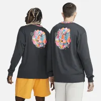 Nike Be True Long-Sleeve футболка колір сірий