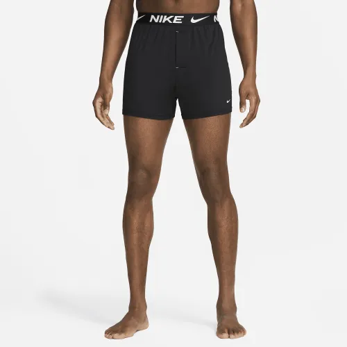 Nike Dri-FIT Essential Micro чоловічі Knit Boxer (3 пари) колір чорний