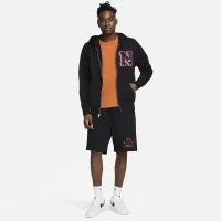 Nike Club Fleece мужские Full-Zip Толстовка с капюшоном цвет черный