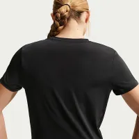 Nike One Classic Twist женская Dri-FIT Short-Sleeve Top цвет черный