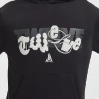 Nike Ja мужские Fleece баскетбольные Толстовка с капюшоном цвет черный