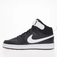 Nike Court Borough Mid 2 Big детские Кроссовки цвет черный