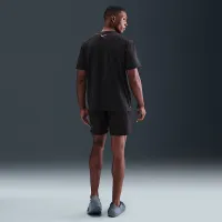 Nike Swim Swoosh Hydroguard мужские Short-Sleeve Top цвет черный