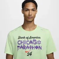 Nike Rise 365 чоловічі Dri-FIT Short-Sleeve Running Top колір зелений