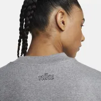 Nike Dri-FIT Get Fit жіноча з круглим вирізом світшот колір сірий