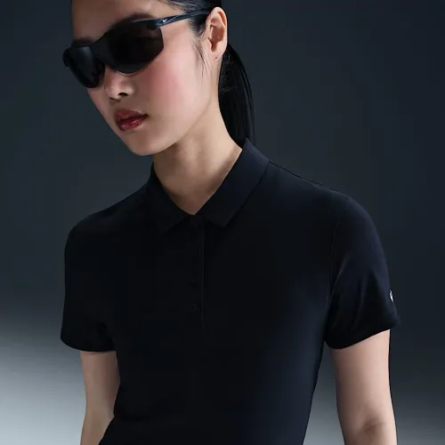 Nike Victory женская Dri-FIT Short-Sleeve для гольфа Polo цвет черный