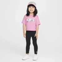 Nike Toddler лосины (3 пары) цвет черный