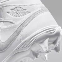 Nike Jordan 1 Mid TD мужские Football Cleat цвет белый