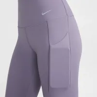 Nike Universa жіноча Medium-Support З високою талією 7/8 лосіни з кишенямиколір фіолетовий