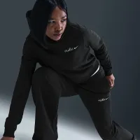 Nike Sportswear Phoenix Fleece жіноча Straight-Leg Sweatpants колір чорний