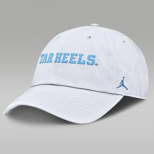 Nike North Carolina Tar Heels Core Club Mascot Wordmark чоловічі Jordan Brand College Adjustable Hat колір білий