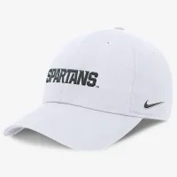 Michigan State Spartans On-Field Club чоловічі Nike Dri-FIT College Adjustable Hat колір білий