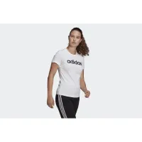 Футболка adidas Sportswear Loungwear Essentials Slim Logo GL0768 - Белая