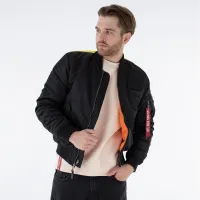 Куртка Alpha Industries MA-1 VF Fighter Squadron 10810103 - Чорна