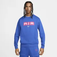 Nike Air чоловічі Fleece Crew-Neck світшот блакитний
