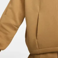 Nike Sportswear Tech Fleece женская оверсайз Толстовка с капюшоном цвет коричневый