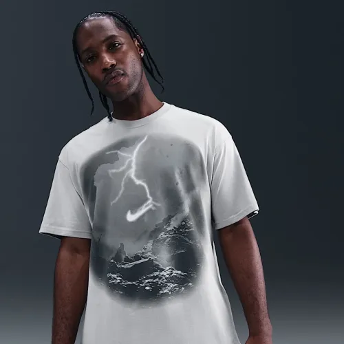 Nike Sportswear мужские Max90 футболка цвет серый