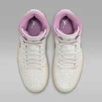 Nike Air Jordan 1 Mid женская Кроссовки цвет белый