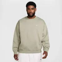 Nike Solo Swoosh мужские Fleece Crew цвет зеленый
