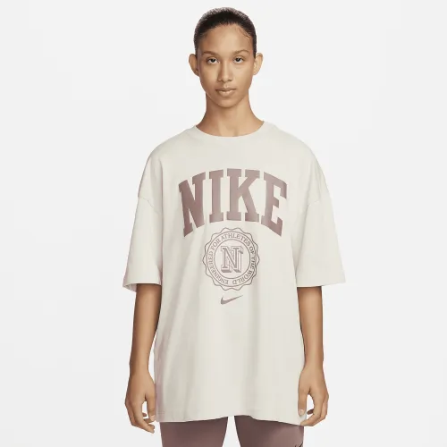 Nike Sportswear Essentials женская футболка цвет коричневый