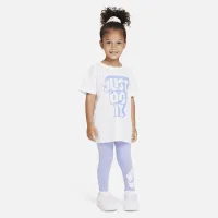 Nike Relaxed Tee and Scrunchie комплект Little Kids 2-Piece комплект колір білий