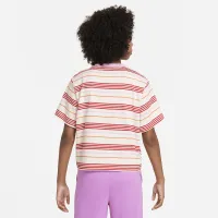 Nike Sportswear Essentials+ Big детские (Girls') Boxy футболка цвет белый