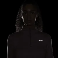 Nike Swift Element жіноча UV Protection 1/4-Zip Running Top колір фіолетовий