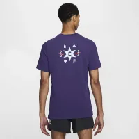 Nike чоловічі Dri-FIT Running футболка колір фіолетовий