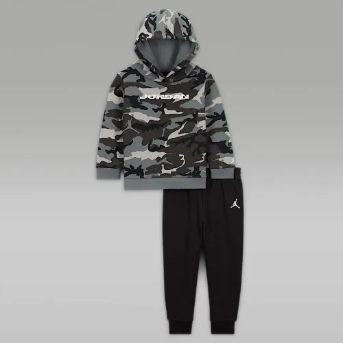 Nike Jordan MVP Baby (12-24M) 2-Piece Camo Fleece Pullover Толстовка с капюшоном набор цвет черный