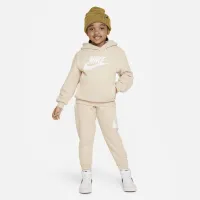 Nike Sportswear Club Fleece Little дитячі Толстовка з капюшоном комплект колір коричневий