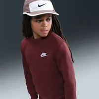 Nike Sportswear Club Fleece Big детские свитшот цвет красный